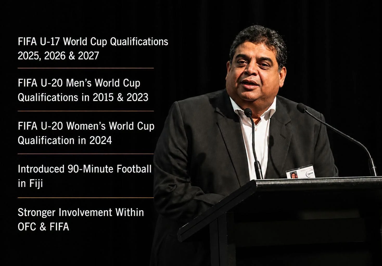 Patel Era Marked by Historic Milestones for Fiji Football