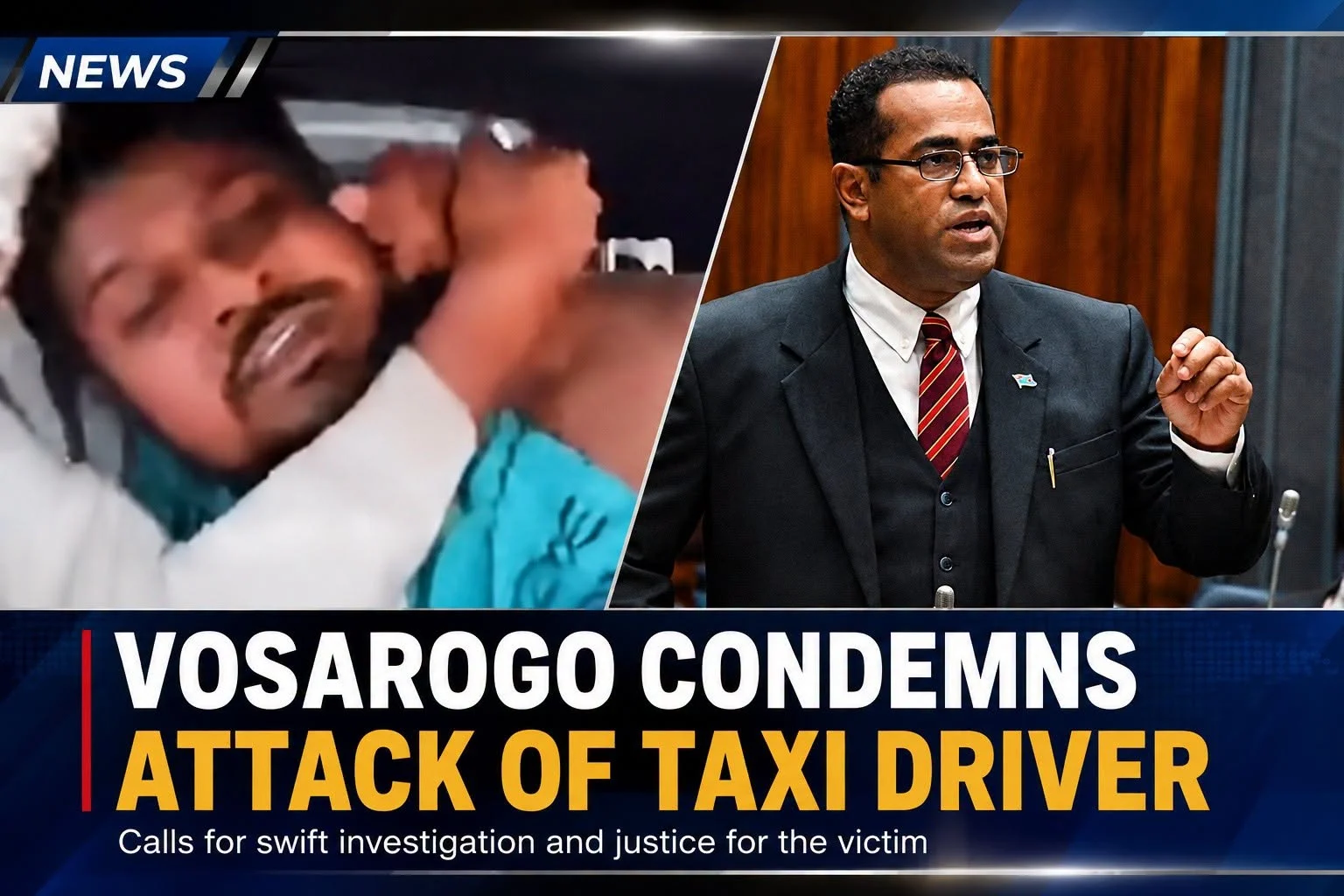 Vosarogo Condemns Attack of Taxi Driver