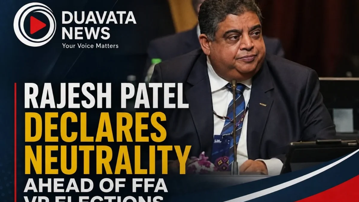 Fiji Fa Vp Elections Heat Up as Patel Declares Neutrality