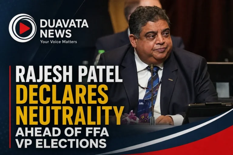 Fiji Fa Vp Elections Heat Up as Patel Declares Neutrality