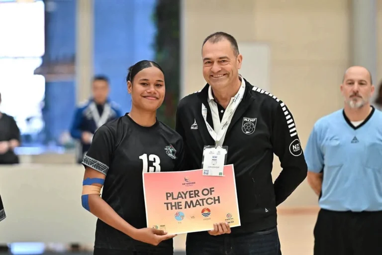Elizabeth Colati Named Player of the Match as Fiji Takes on Kiribati in Handball