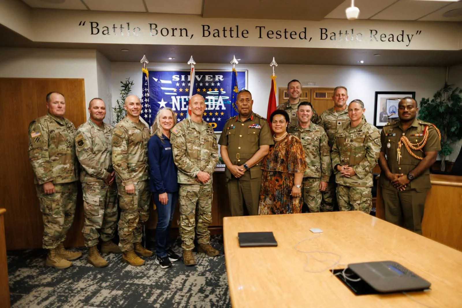 RFMF Strengthens Defence Partnership With Nevada National Guard