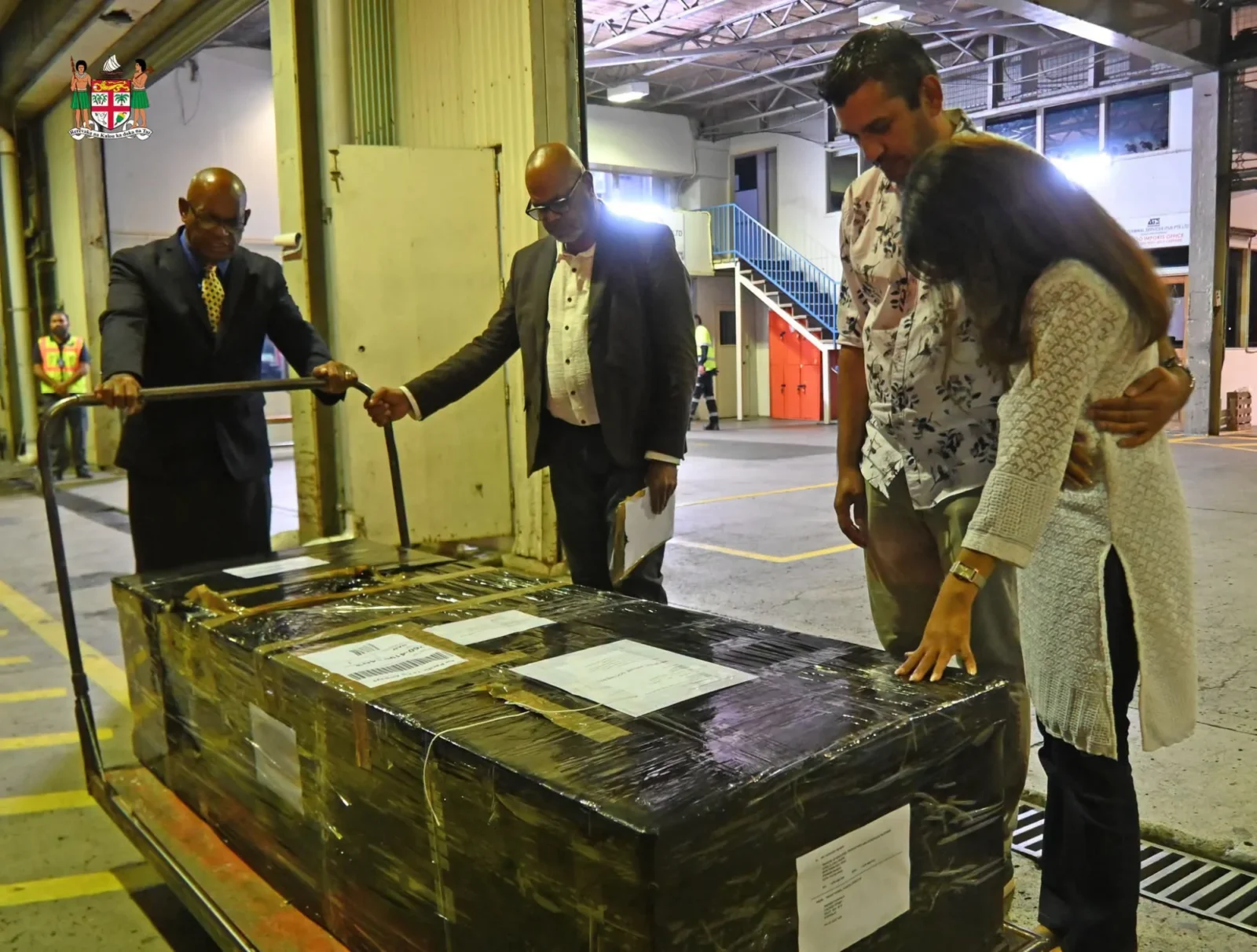Casket of Former Minister Agni Deo Singh Arrives in Fiji