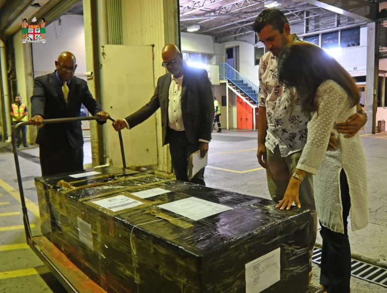 Casket of Former Minister Agni Deo Singh Arrives in Fiji