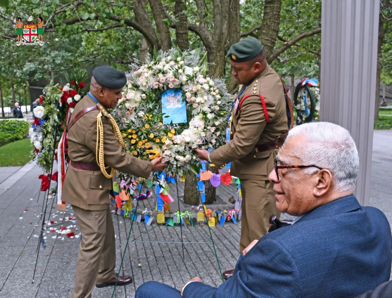 President Ratu Naiqama Pays Tribute to 9/11 Victims in New York