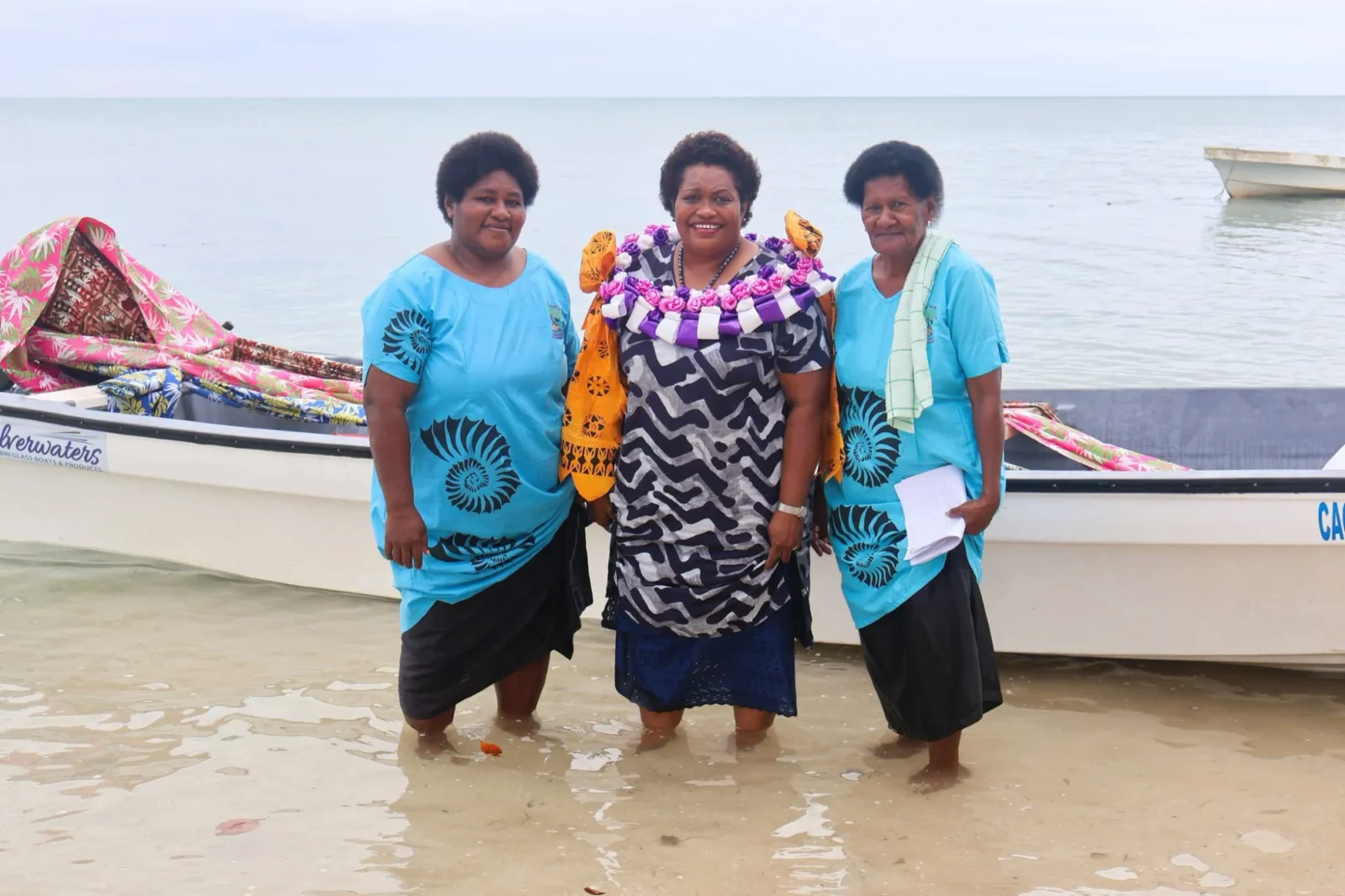 Kavewa Women Receive New Boat to Strengthen Sustainable Fisheries
