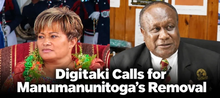 Digitaki Calls for Manumanunitoga’s Removal