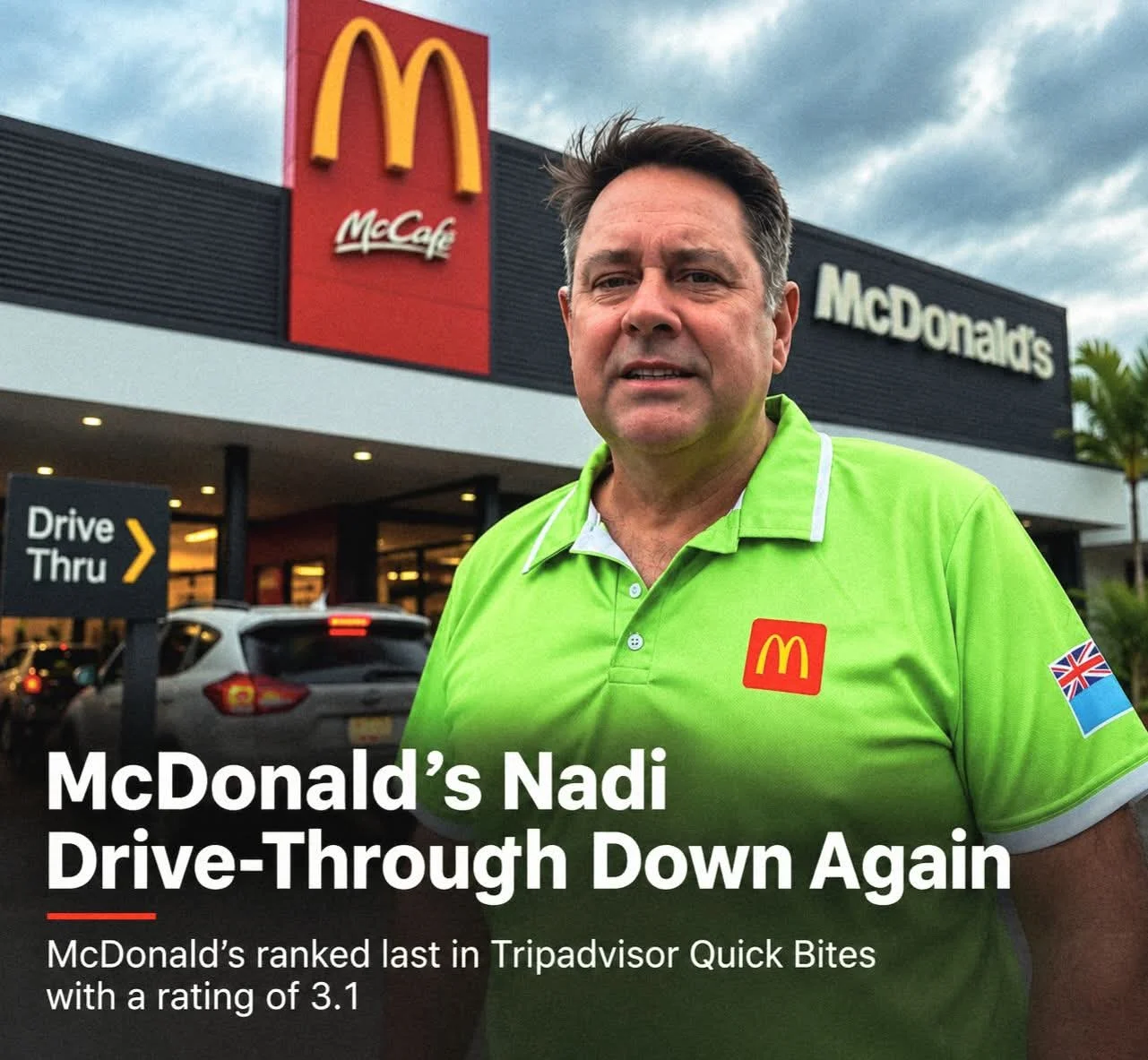 McDonald’s Nadi Drive-Through System Down Again