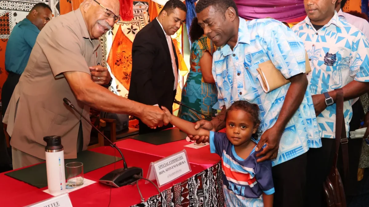 PM Rabuka Urges Public to Speak Freely on Constitution Bill