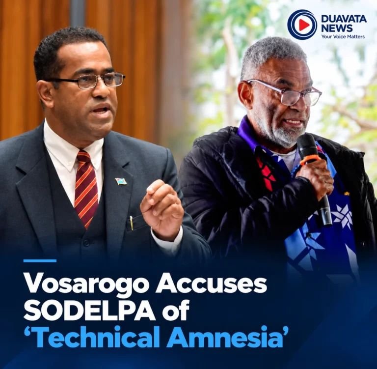 Vosarogo Accuses SODELPA of ‘Technical Amnesia’