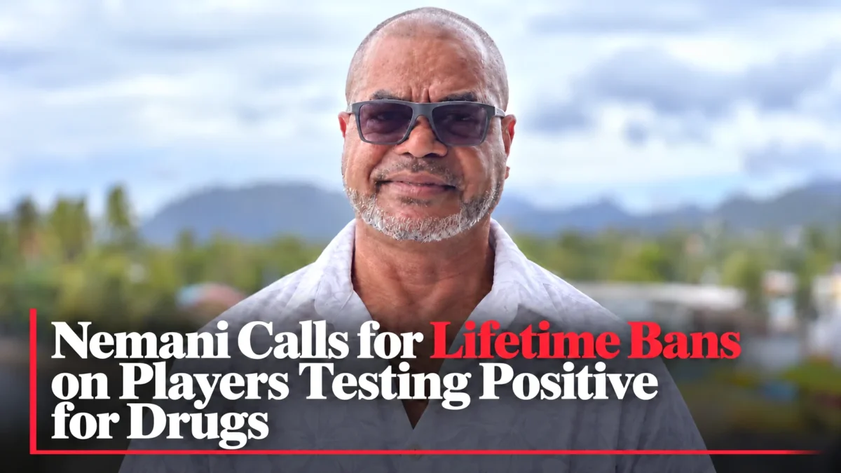 Nemani Calls for Lifetime Bans on Players Testing Positive for Drugs